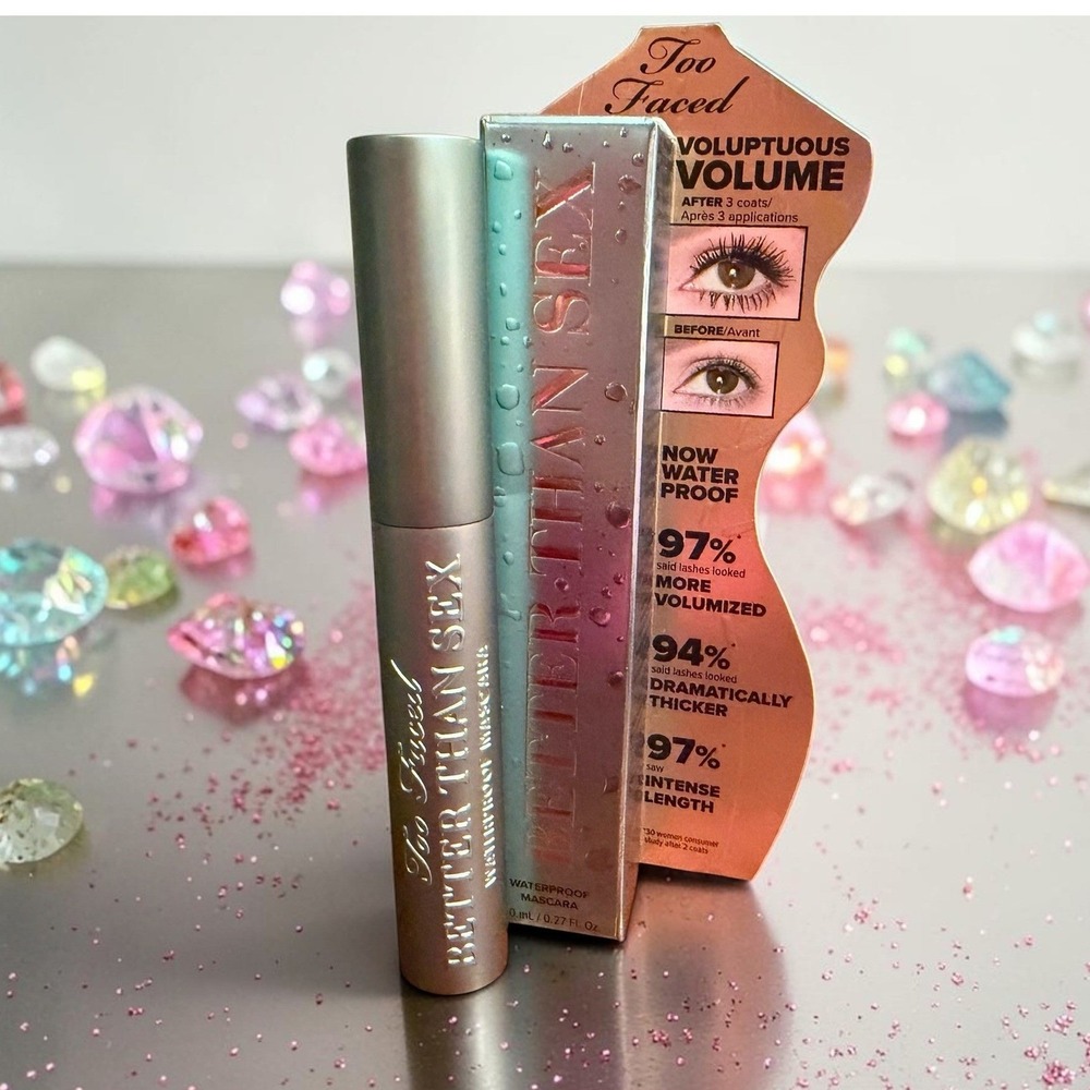 Too Faced - Better Than Sex Waterproof Mascara Black - *NIB*